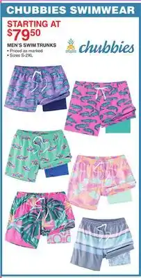 Dunham's Sports MEN'S SWIM TRUNKS SWIMWEAR offer