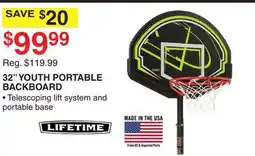 Dunham's Sports 32 YOUTH PORTABLE BACKBOARD offer