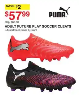 Dunham's Sports PUMA ADULT FUTURE PLAY SOCCER CLEATS offer