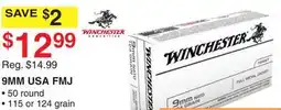 Dunham's Sports WINCHESTER 9MM USA FMJ offer
