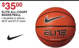 Dunham's Sports NIKE ELITE ALL-COURT BASKETBALL offer