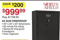 Dunham's Sports 64 GUN FIREPROOF offer