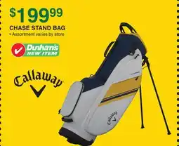 Dunham's Sports CALLAWAY CHASE STAND BAG offer