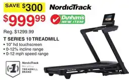 Dunham's Sports NORDICTRACK T SERIES 10 TREADMILL offer