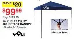 Dunham's Sports 10' X 10' EASYLIFT 100 INSTANT CANOPY offer