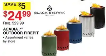 Dunham's Sports ACADIA 7 OUTDOOR FIREPIT offer