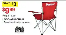 Dunham's Sports WORLD FAMOUS SPORTS LOGO ARM CHAIR offer