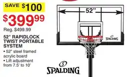Dunham's Sports 52 RAPIDLOCK TWIST PORTABLE SYSTEM offer