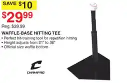 Dunham's Sports WAFFLE-BASE HITTING TEE offer