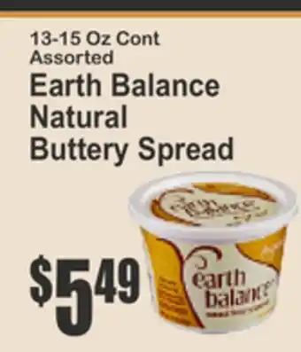 Key Food Earth Balance Natural Buttery Spread offer