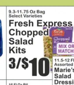 Key Food Fresh Express Chopped Salad Kits offer