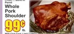 Key Food Whole Pork Shoulder offer