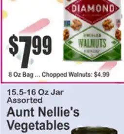 Key Food 15.5-16 Oz Jar Assorted Aunt Nellie's Vegetables offer