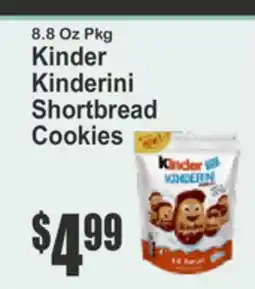 Key Food 8.8 Oz Pkg Kinder Kinderini Shortbread Cookies offer