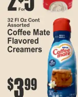 Key Food 32 FL OZ Cont Assorted Coffee Mate Flavored Creamers offer