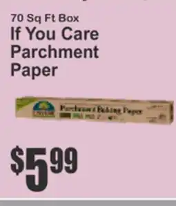 Key Food 70 Sq Ft Box If You Care Parchment Paper offer