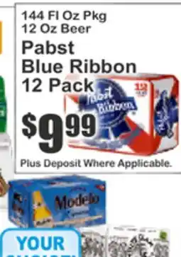 Key Food Pabst Blue Ribbon offer