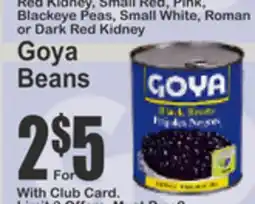 Key Food Goya Beans offer