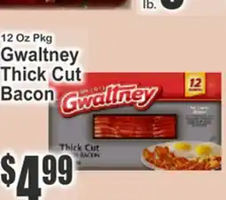Key Food Gwaltney Thick Cut Bacon offer