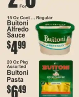 Key Food 15 Oz Cont ... Regular Buitoni Alfredo Sauce, 20 Oz Pkg Assorted Buitoni Pasta offer
