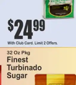Key Food 32 Oz Pkg Finest Turbinado Sugar offer