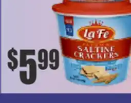 Key Food La Fe Saltine Crackers offer