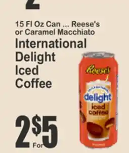 Key Food 15 Fl Oz Can ... Reese's or Caramel Macchiato International Delight Iced Coffee offer
