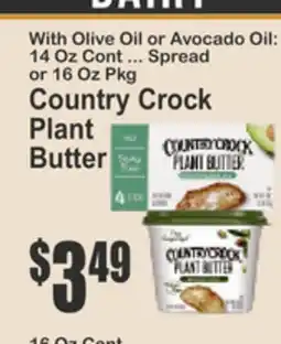 Key Food COUNTRY CROCK PLANT BUTTER offer