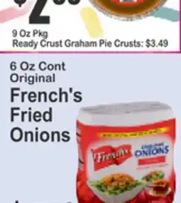 Key Food French's Fried Onions offer