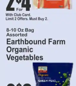 Key Food 8-10 Oz Bag Assorted Earthbound Farm Organic Vegetables offer