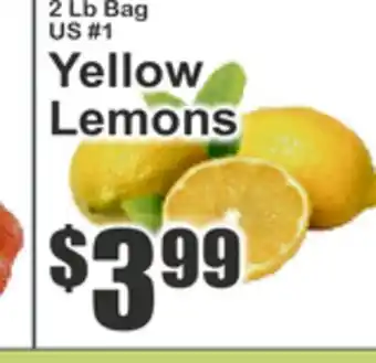 Key Food Yellow Lemons offer