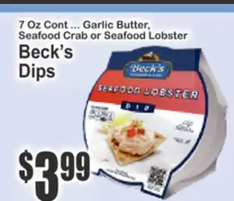 Key Food Beck's Dips offer