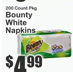 The Food Emporium Bounty White Napkins offer