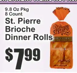 The Food Emporium St. Pierre Brioche Dinner Rolls offer