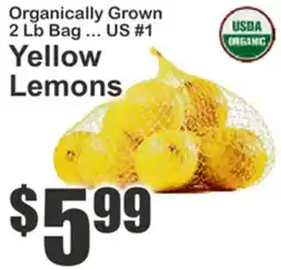 The Food Emporium Organically Grown Yellow Lemons offer