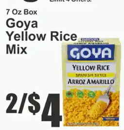 The Food Emporium 7 Oz Box Goya Yellow Rice Mix offer