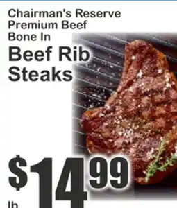 The Food Emporium Chairman's Reserve Premium Beef Bone In Beef Rib Steaks offer