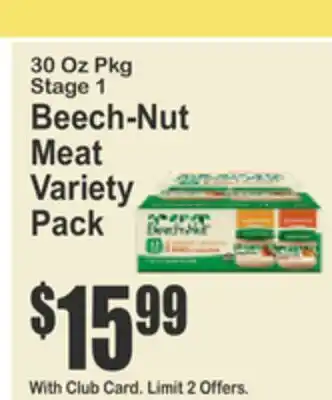 Almonte's Food Dynasty Marketplace Beech-Nut Meat Variety Pack offer