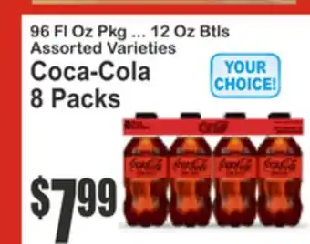 Almonte's Food Dynasty Marketplace Coca-Cola 8 Packs offer