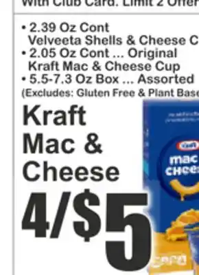 Almonte's Food Dynasty Marketplace Kraft Mac & Cheese offer