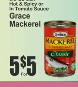 Food Universe Grace Mackerel offer