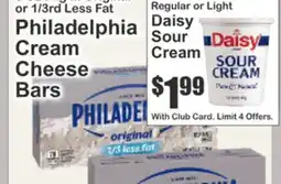 Food Universe Regular or Light Daisy Sour Cream offer