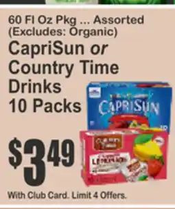 Food Universe CapriSun or Country Time Drinks offer
