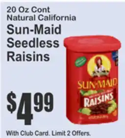 Food Universe Sun-Maid Seedless Raisins offer