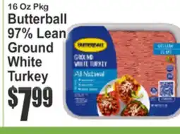 Food Universe Butterball 97% Lean Ground White Turkey offer