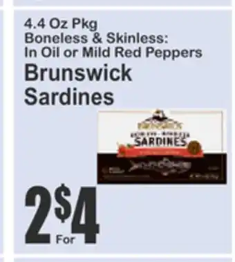 Food Universe Brunswick Sardines offer