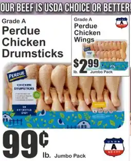 Food Universe Grade A Perdue Chicken Drumsticks offer