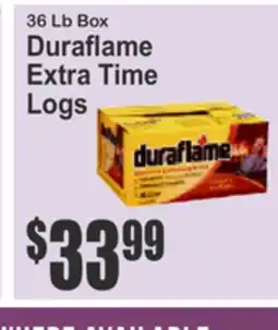 Food Universe 36 Lb Box Duraflame Extra Time Logs offer