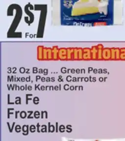 Food Universe La Fe Frozen Vegetables offer