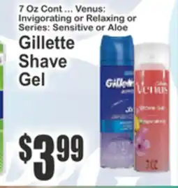 Food Universe Gillette Shave Gel offer